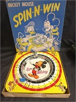 Mickey Mouse Spin-N-Win Game #703 by Northwestern