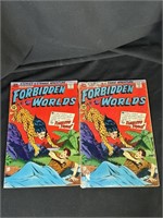 Pair 12 Cent Forbidden Worlds No. 145