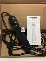 CYBER-POWER 6 OUTLET SURGE PROTECTOR