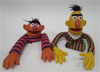 Vintage Bert & Ernie Hand Puppets