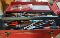 Popular Mechanic toolbox with tools
