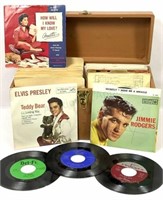 (84) 45rpm Records Ricky Nelson Elvis Presley