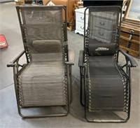 (2) Reclining Lounge Camping Chairs