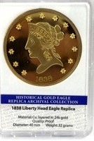 REPLICA 1838 Liberty Head Eagle Coin