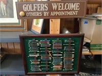 Golfer's Welcome display