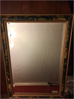 Large 25x35 inch mirror with designed border