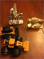 HAWTHORNE MINATURES AND 2 SMALL TRACTORS