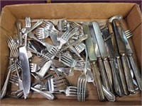 Variety of silverware