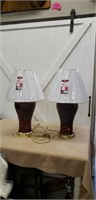 30 inch tall table lamps (new shades old lamps)