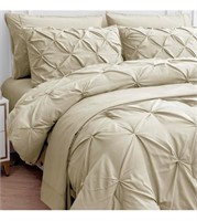 King Comforters Set - 7 Pieces King Size Bed in A