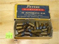 45 Auto 130gr Peters Rnds 23ct