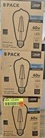 Feit Electric LED Bulbs x3 3 Boxes(8 per box) of