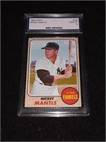 1968 Topps Mickey Mantle GEM MT 10 Yankees