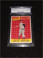 1958 Topps Mickey Mantle GEM MT 10 Yankees