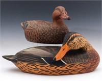 STAFFELDT AND BAINBRIDGE MALLARD HEN DECOYS