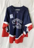 Evansville Thunderbolts Autographed Wagner Jersey