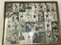 Framed 32 Mustocope 1940s-1950s boxers-