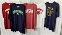 Lot of 5 Tshirts- 1 XXXL  1 XL  2 XXL and 1 Large