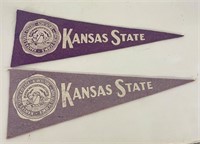 Vintage 1950’s Kansas State Felt Pennant