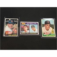 3 1965 Topps Baseball Stars