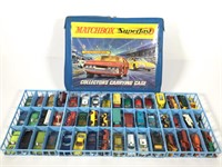70s Matchbox Superfast Collector Case, (48) Cars