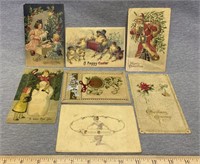 1908-1916 Holiday Greeting Post Cards