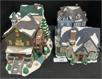 The Original Snow Village Ceramic Houses.