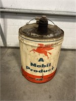 Vintage Mobile oil can