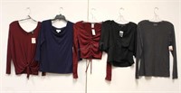 Lot of 5 Ladies Assorted Tops Sz S - NWT