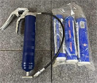 Grease Gun w/ 3 Tubes of Grease