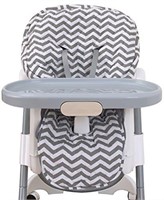 NoJo High Chair Cover Pad - Chevron Gray
S/SHELF