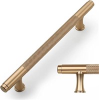 Amerdeco 10 Pack Knurled Champagne Bronze Cabinet