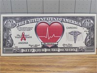 Keep your heart healthy Banknote