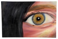 "The Eye" Modernist Oil Painting