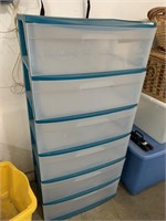 6 drawer plastic organizer