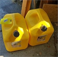 (2) 5 GALLON DIESEL FUEL CONTAINERS