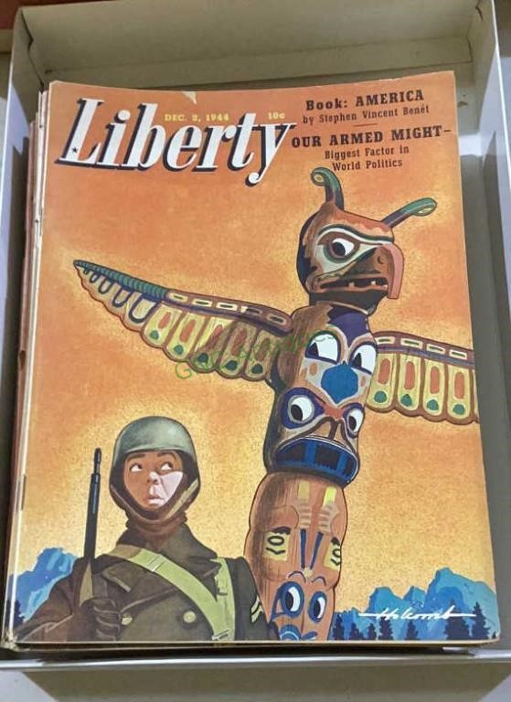 WW II Liberty magazines - lot of 20. Four