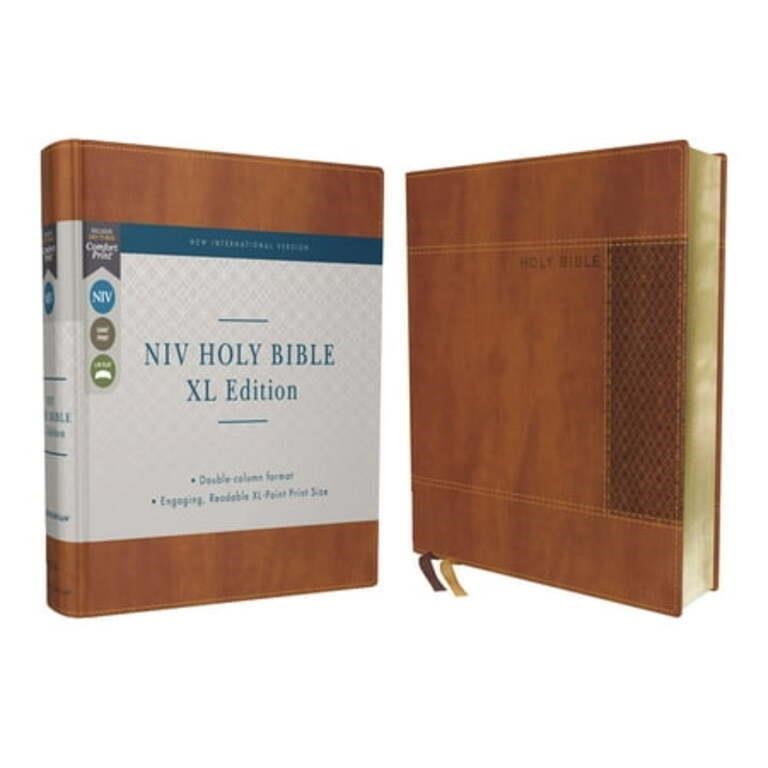 Niv  Holy Bible  XL Ed  Leathersoft  Brown