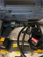 RYOBI DRILL AND CHARGER
