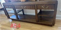 VINTAGE WOODEN BUFFET TABLE