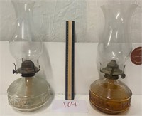 Vintage Lamplight Oil lamps