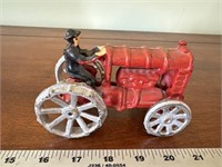 Vintage cast-iron Ford tractor
