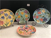 4 Giverney Plates