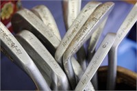 Golf Clubs - Kroydon Vintafge wood shaft clubs