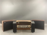 Vintage General Electric Stereo & Zenith Speakers