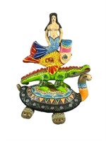 A Mexico Pottery Statue. Needs To Be Repaired