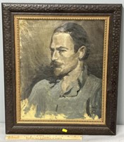 Portrait Oil Painting on Canvas damage
