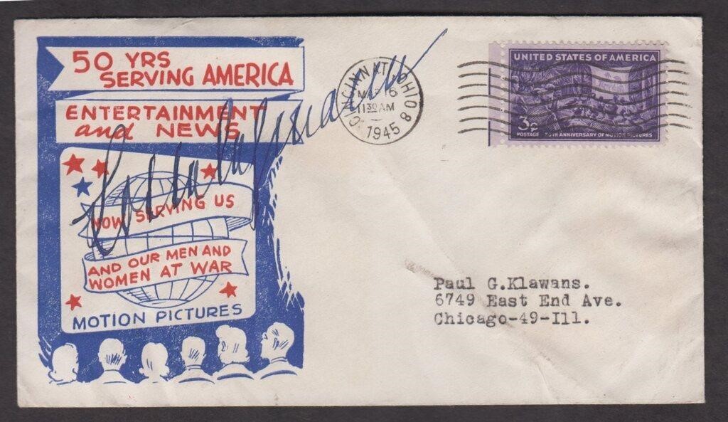 Lotte Lehmann Autograph on US First Day Cover with