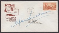 Upton Sinclair Autograph on US First Day Cover wit