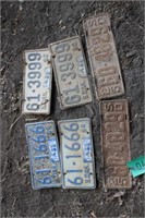 (3) Sets of SD License Plates